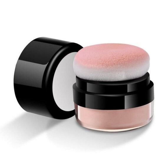 Loose Powder Blush Air Cushion Blush Natural Blusher Bright Shimmer Face Blush For Cheek Highly Pigmented Blush Makeup Easy To Blend Makeup Blushin All Day Wear(04)
