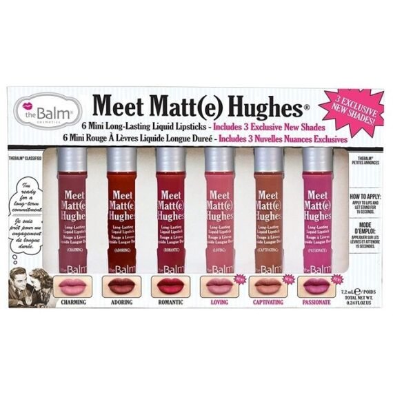 Meet Matte Hughes 6 Mini Long-Lasting Liquid Lipsticks