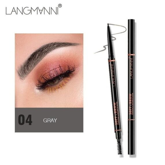 Waterproof Dual-Ended Automatic Eyebrow Pencil - Long-Lasting 1.5mm Ultra-Fine Wild Eyebrow Pen(#04)