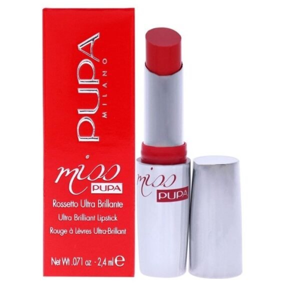 Milano Miss Milano Lipstick - Creamy, Ultra Pigmented Color For Lips - Nourishing Formula - Crystal-Effect Lipstick - Ultimate Boost Of Volume And Hydration - 405 Flamingo - 0.071 OZ