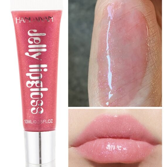 Lip Gloss Hydrating Moisturizing Long Lasting High Glossy Jelly Lip Stain Super Gloss Balm Oil Tinted Treatment Lip Glow Glass Shine Glitter Makeup Beauty Colored Bright Lifter For Women Girls