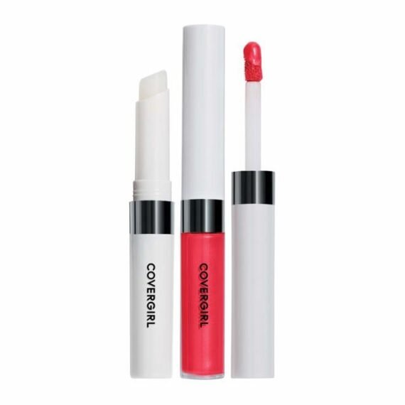 Outlast All-Day Lip Color with Topcoat, Ever Red-Dy, Pack of 1