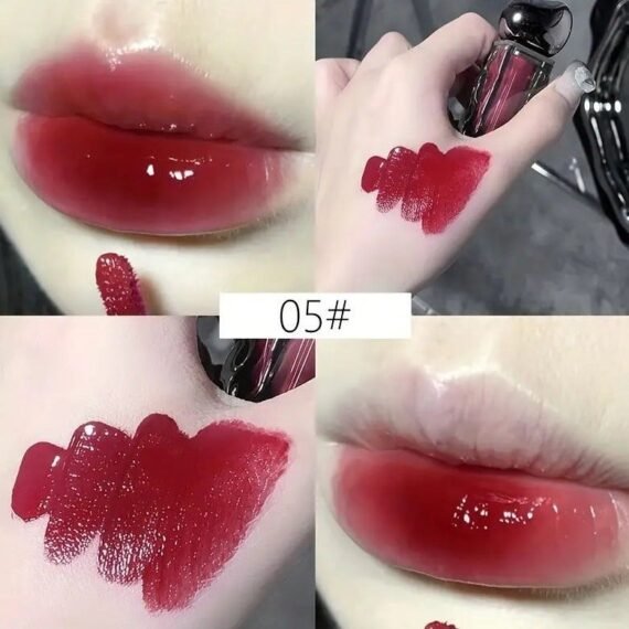 Ice Mountain Lava Lip Glaze - Long-Lasting, Moisturizing, Waterproof, Non-Stick, Non-Fading Mirror Glossy Lipstick for All Skin Types for Adults #5