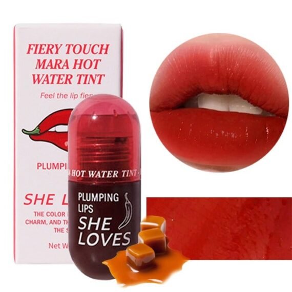 Plumping Lips-Feel The Lip Fiery, Hydrating Lip Care,Buxom Plant Lips Oil, Treatment Serum Volumizing For Dry Cracked Lips, Plumping Gloss Lips Filler Lip Mask,05# Caramel Honey