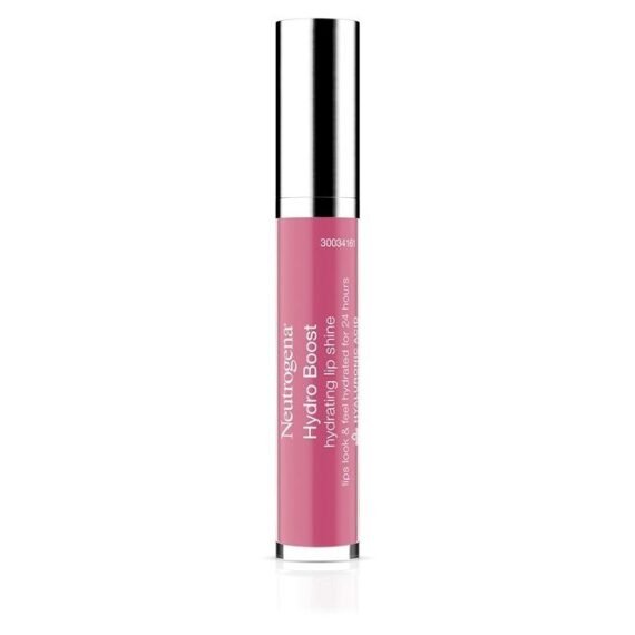 Hydro Boost Moisturizing Lip Gloss, Hydrating Non-Stick and Non-Drying Luminous Tinted Lip Shine with Hyaluronic Acid to Soften and Condition Lips, 50 Radiant Rose, 0.10 oz