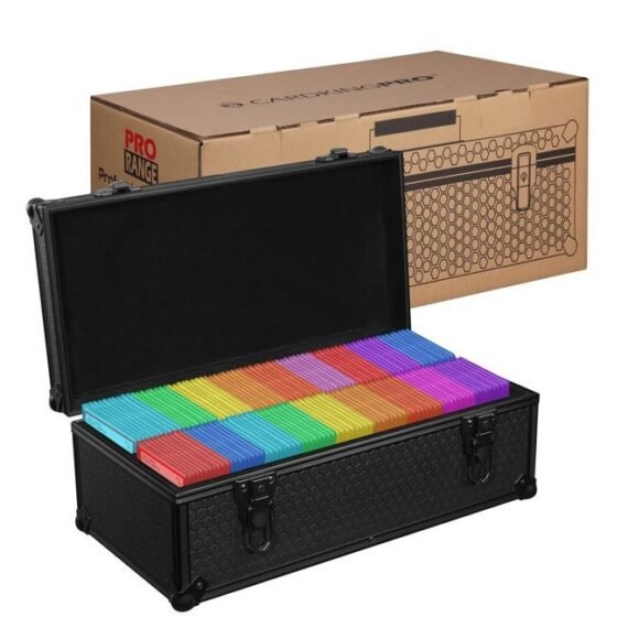 Graded Card Hard Storage Case | Fits 120+ Slabs | Designed for Sports Cards, PSA, Becketts, BGS, SGC, CGC, Toploaders, One-Touch Etc. Strong Protection, Lockable Box, Including Foam Blocks