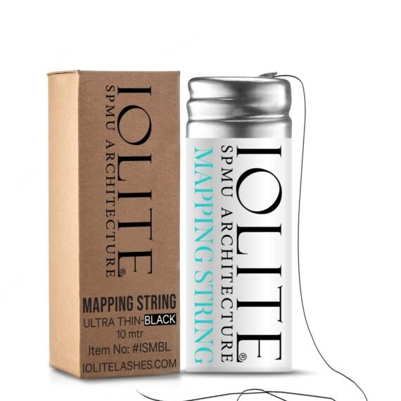 Microblading Eyebrow mapping string ultra thin brown bottled 10m