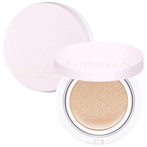 MISSHA Magic Cushion Foundation No.23 Natural Beige for Light with Neutral Skin Tone Flawless Coverage,Dewy Finish,Easy Application for All Skin Types No.23 (Natural Beige)