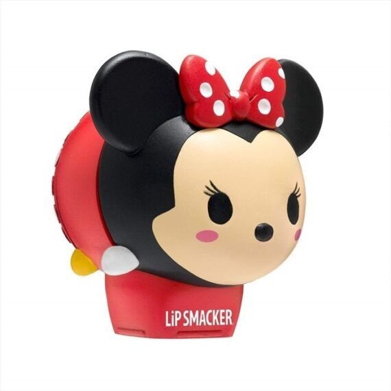 Disney Minnie Mouse Tsum Tsum Flavored Lip Balm, Minnie Strawberry Lollipop, Clear, For Kids