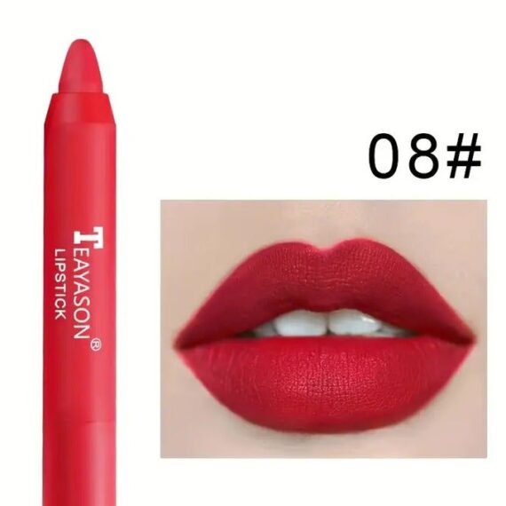 Matte Lipstick Color Rendering Moisturizing Lip Gloss Easy To Color Lip Glaze Rotating Lipstick Pen Valentine's Day Gifts