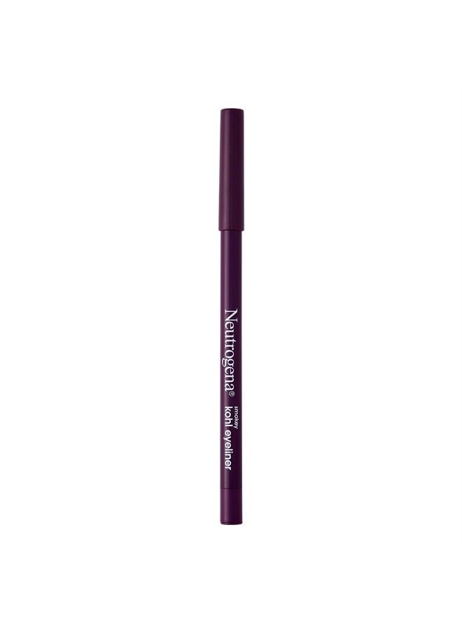Smokey Kohl Eyeliner with Antioxidant Vitamin E, Water-Resistant & Smooth-Gliding Eyeliner Makeup, Rich Plum, 0.014 oz