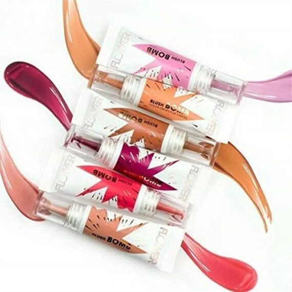 Blush Bomb Color Drops for Cheeks | Liquid Gel Cream Blusher Makeup | Multiple Beauty Awards | Lightweight Radiance (Bitten)