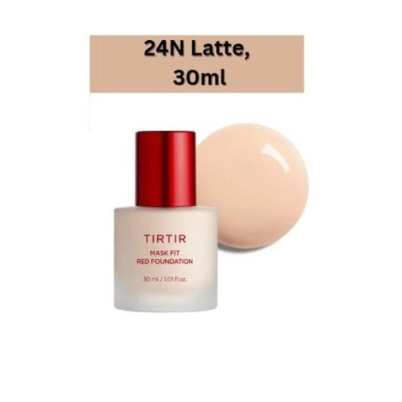 TIRTIR Mask Fit Red Foundation #24N Latte, 1.01 Fl Oz