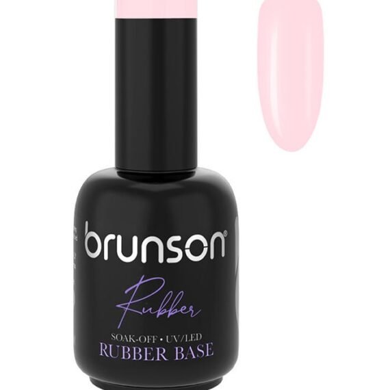 Rubber Base Gel Nail Polish Long Lasting Gel Polish Base for Chip-Free Shine Strengthens French Manicure Rubber Base Coat UV/LED Rubber Gel Soak Off Hard Gel Polish for Nail Extension Gel 18ml  BRB10