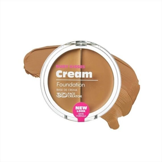 Cream Foundation 3D Face Creator 2-Color Foundation and Concealer, 12 Hour Wear Long Lasting, Medium to Full Coverage (Level 10)