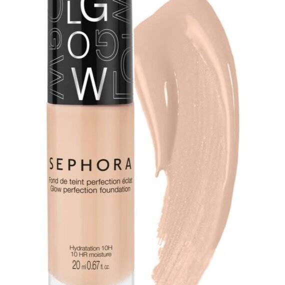 Sephora Glow Perfection Foundation 14 Beige Delicat 20ml | Lightweight Full Coverage Liquid Foundation for Radiant and Smooth Skin