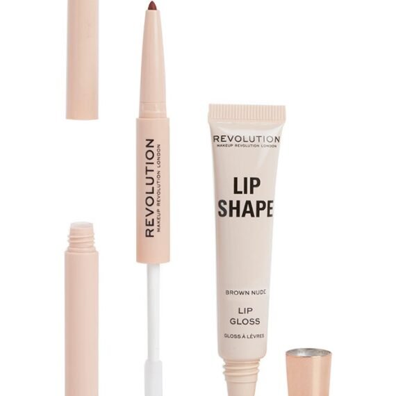 Makeup Revolution Lip Lift Kit Brown Nude