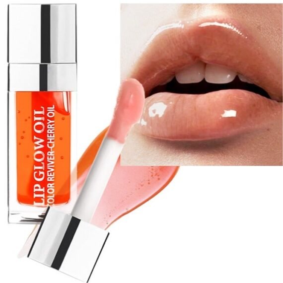 Lip Glow Oil, 2 In 1 Double Effect Lip Glow Oil, Keeps Your Lips Moisturized, Locks In Moisture And Maintains a Lasting Charm,Simple To Operate and Save Your Time #004