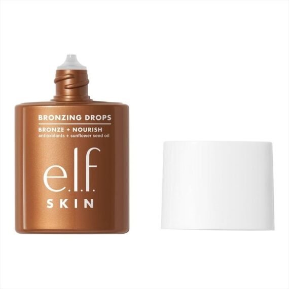 SKIN Bronzing Drops, Liquid Bronzer For Face & Skin, Rose Gold