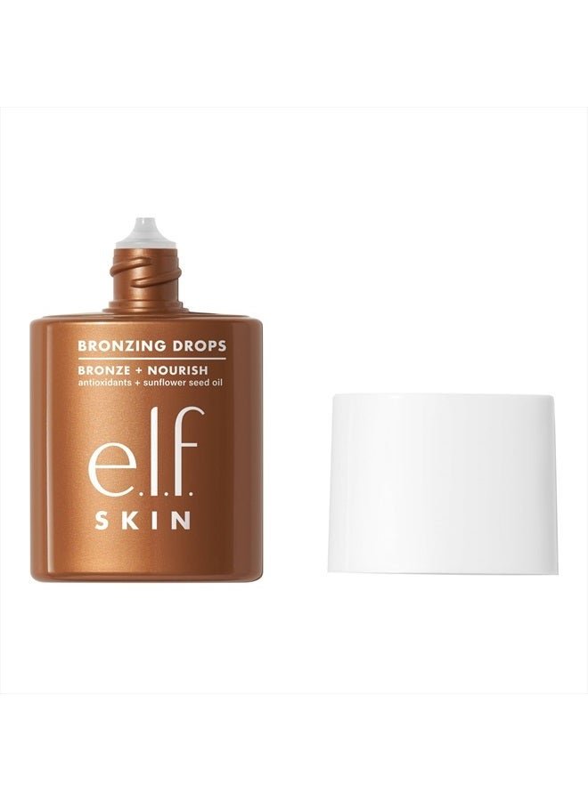 SKIN Bronzing Drops, Liquid Bronzer For Face & Skin, Rose Gold