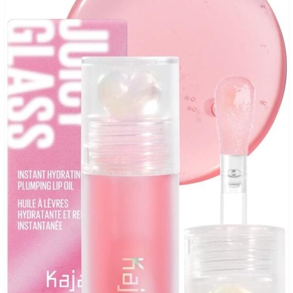 Juicy Glass Lip Oil | Hydrating, Feel Plumped and Lightweight with Vitamin Tree Fruit Oil for Glass Skin Look | 01 Rose Hip Spritz | Vegan, Cruelty-Free