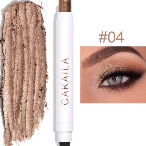 Vibrant Shimmer Eyeshadow Stick - 2-in-1 Creamy Eye Brightener & Highlighter with Soft, Smooth, Easy-to-Apply Formula for Music Festival, Party, and Everyday Use - Long-Lasting, Water-Resistant, and Cruelty-Free 04