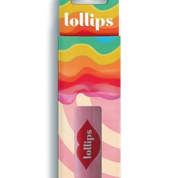 Lollips Rainbow Swirl Lip Gloss for Girls from 3 Years Old Different Flavors Available - Safe for Kids