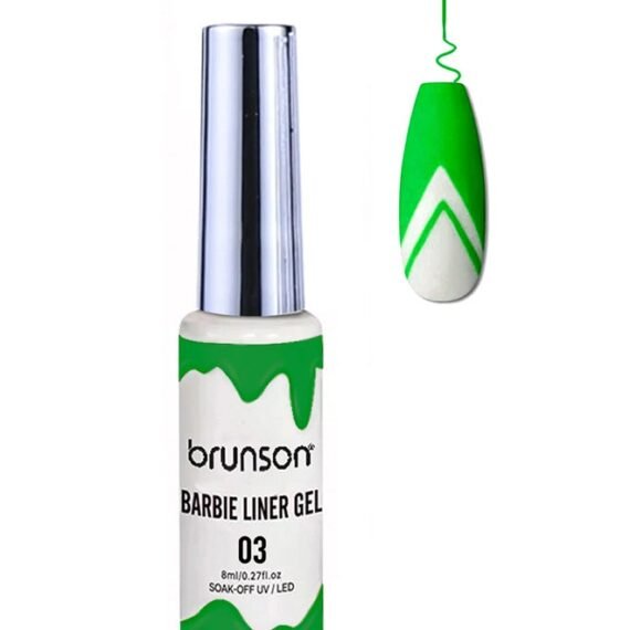 Gel Liner Nail Art Paint Polish, Brush In Bottle for Soak Off Painting Drawing designs BNAGK02-03