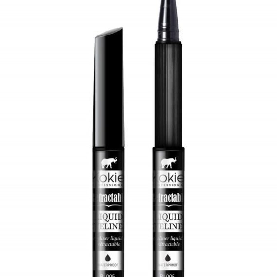 Retractable Liquid Eyeliner, Pointed Felt Tip, Waterproof & Smudge Free, Long-lasting, Vegan, Cruelty-Free