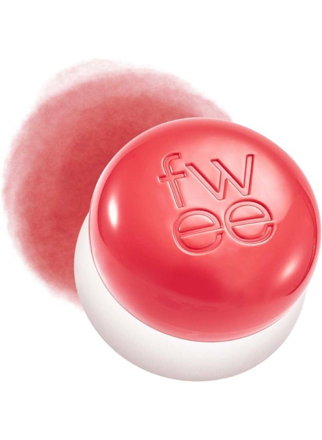 Blurry Pudding Pot - Bright Coral