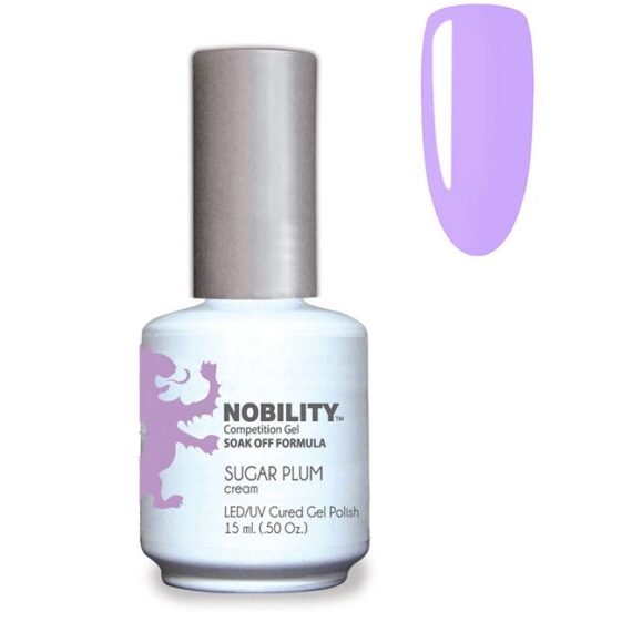 Gel Nail Polish 15 ml, Long Lasting, Chip Resistant, Requires Drying Under UV Led Lamp Sugar Plum Nbgp126