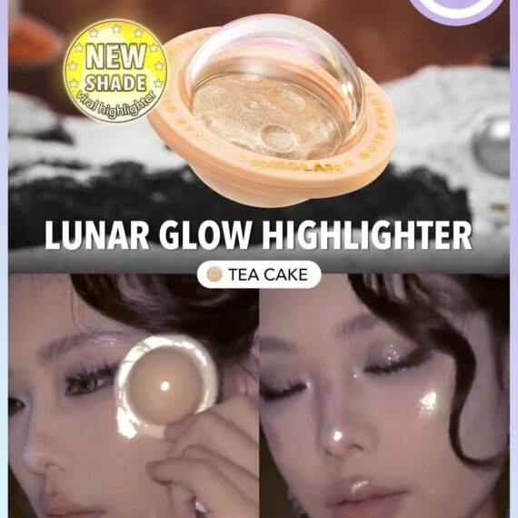 Lunar Glow Highlighter - Tea Cake gold