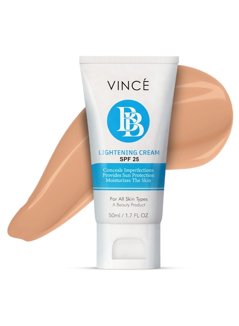 BB Cream – Rosy Pink (VBBC 03) – All-in-One BB & Fairness Cream – Hydrates, Primes & Conceals Imperfections for Brighter, Flawless Skin & Natural Coverage – With SPF 25, 50ml