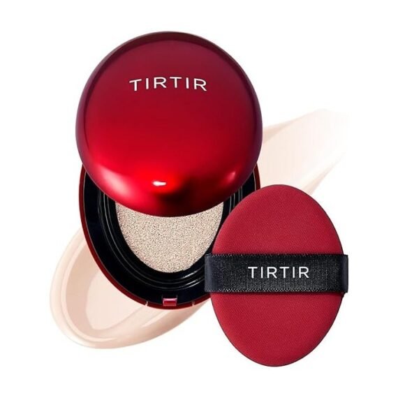 TIRTIR Mask Fit Red Cushion Foundation | Japan's No.1 Choice for Glass skin, Long-Lasting, Lightweight, Buildable Coverage, Semi-Matte (13C Fair, 0.63 Fl Oz
