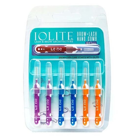 7-Pieces Lash And Brow Nano Comb, Nano Brush