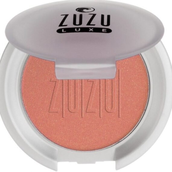 ZUZU LUXE Mineral Blush (Sunset - Apricot/Warm Shimmer), Natural, Paraben Free, Vegan, Gluten-free, Cruelty-free, Non GMO, 0.1 oz