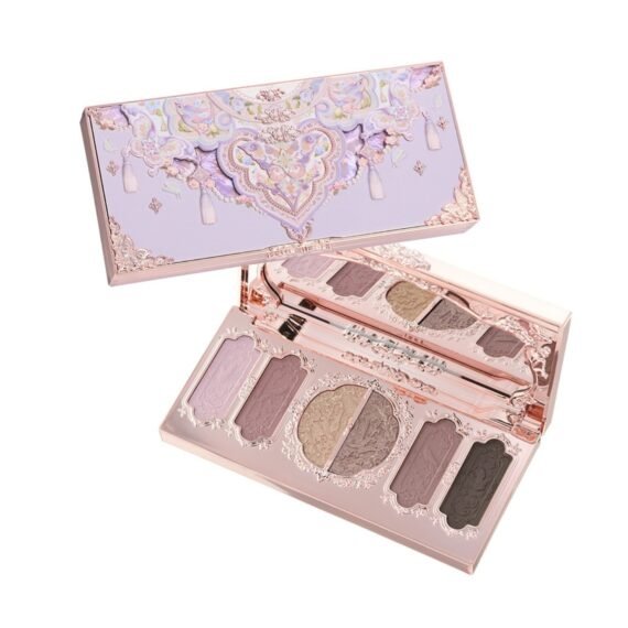 Butterfly Cloud Collar Embossed Six-Color Makeup Palette For Matte And Shimmer Finish - 03 Incense Purple Haze