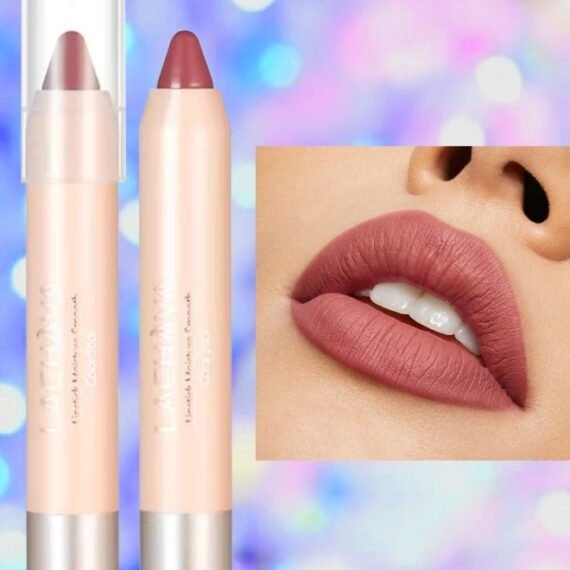 Ultra Matte Lipstick Lip Makeup Matte Finish Hydrating Lipstick Matte Nude Lipstick Lipliner Lip Crayons Moisture Smooth Matte Lipstick Pencils Waterproof and Long Lasting Lip Liner # 01
