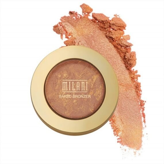 Baked Bronzer - Glow, Cruelty-Free Shimmer Bronzing Powder to Use For Contour Makeup, Highlighters Makeup, Bronzer Makeup, 0.25 Ounce