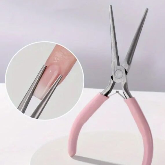 Fast Sculpting Acrylic Nail Extension Pincher - Perfect C-Curve Shaping Tool with Multipurpose Tips and Tweezers for Quick Gel Mold Applications