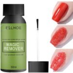 Gel Nail Polish Remover, Professional Nail Polish Magic Remover In 3 Mins Quickly Removes Soak Off Gel Polish UV Art Nail Lacquer 30ML