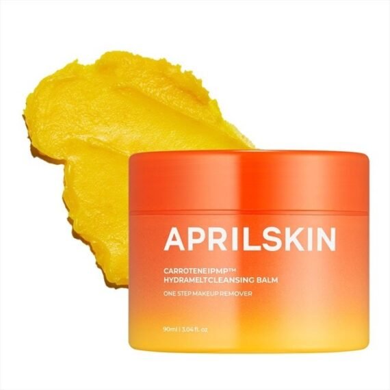 Carrotene IPMP Hydromelt Cleansing Balm, 3.04 fl.oz, Noncomedogenic, Grapefruit Peel Oil, O-Cymen-5-Ol helps reduce blackheads & breakouts, for sensitive & oily skin, Korean Skincare