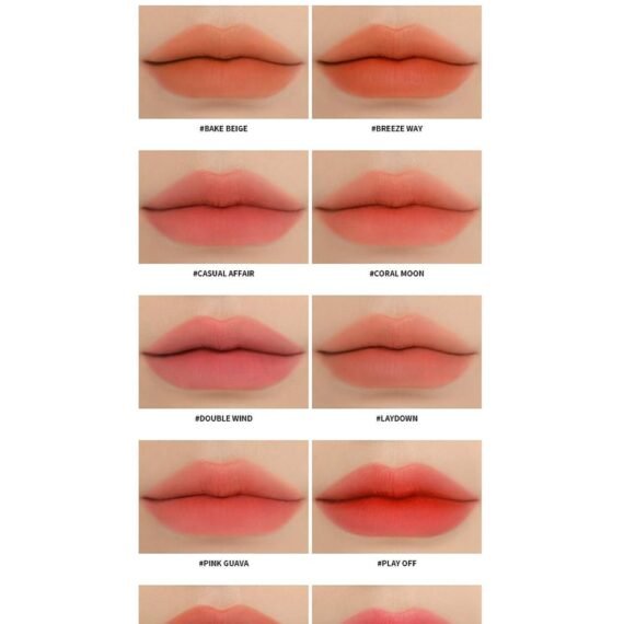 BLUR WATER TINT soft lip with less smear with a blurry finish CASUAL AFFAIR