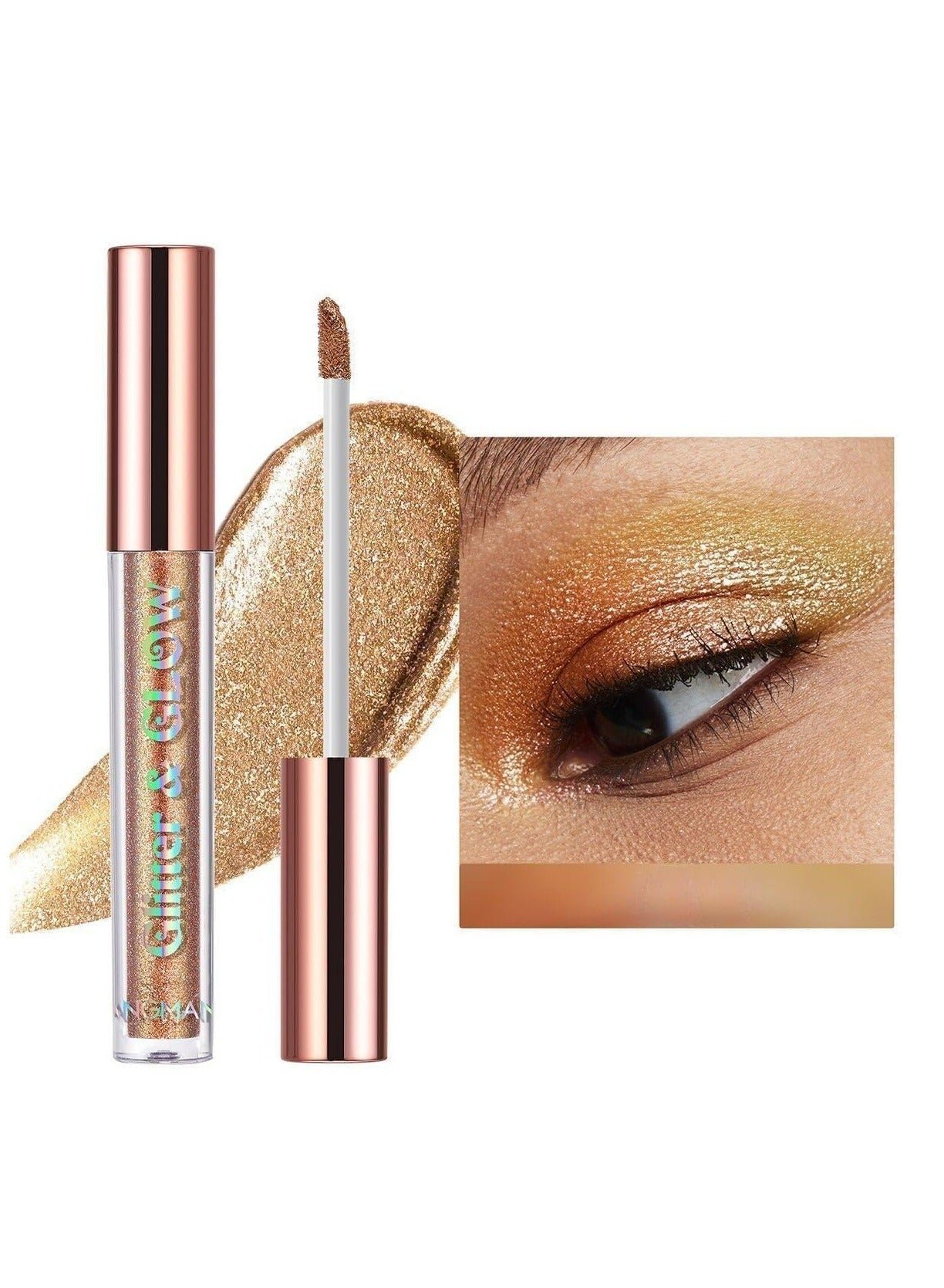 "Langmanni New Shimmering Liquid Eyeshadow - Color-changing Dragon Eyeshadow in Ten Shades, Single Unit" (#02)