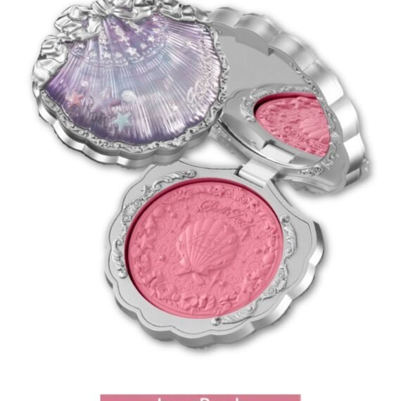 Shell's Jewel Silk Satin Blush – Long-Lasting Cheek & Highlight Duo with Vitamin E - 02 Luna Pearl