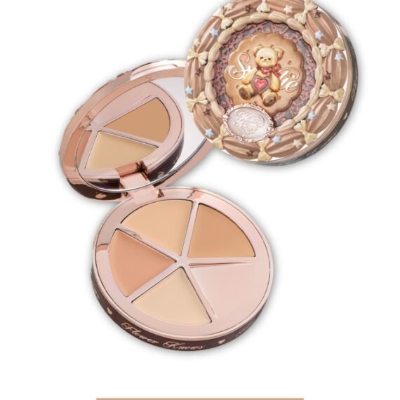 The Sweetie Bear Collection 4-Color Concealer Palette – 02 Creamy Nama | Correct, Brighten & Conceal