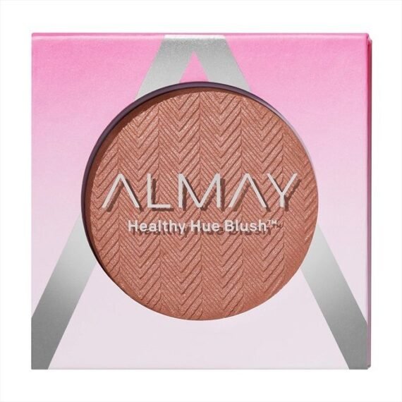 Blush by Almay, Face Makeup, High Pigment Powder, Healthy Hue, Hypoallergenic, 100 Nearly Nude, 0.32 Oz