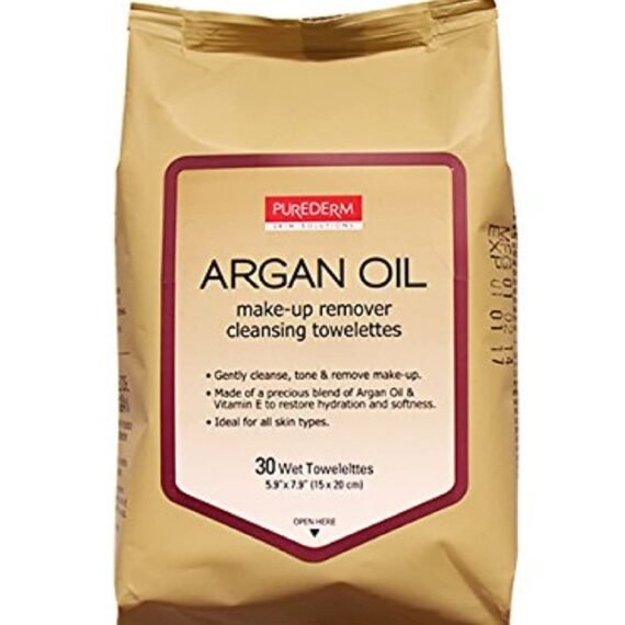 PUREDERM ARGAN OIL MAKE UP REMOVER 30`S