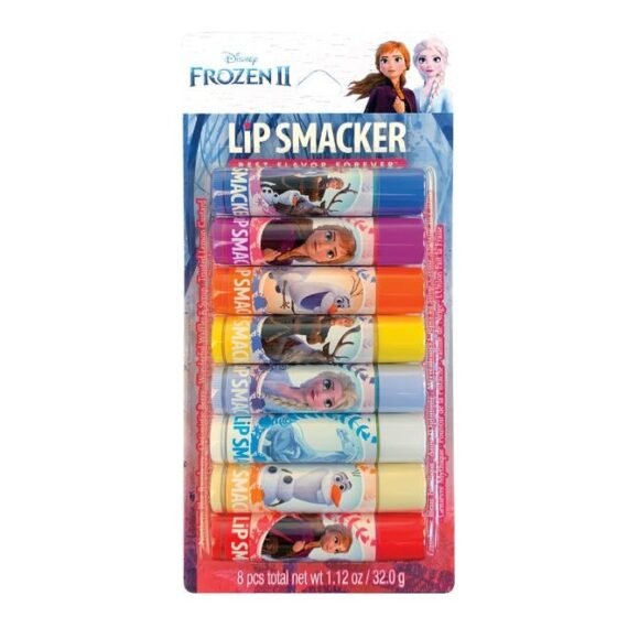 Disney Frozen 2 Flavored Lip Balm Party Pack 8 Count, Clear, For Kids