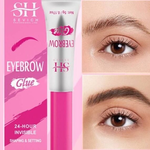 Eyebrow Glue Brow Lifting Instant Brow Styler Waterproof Quick Drying Brow Lift Gel 24 Hour Invisible Shaping and Setting Lamination Glue Styling Brow Fix Gel Eyebrow Lift Glue Clear